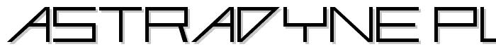 Astradyne Plain font